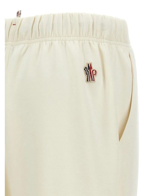 Moncler Natural Double Fabric Joggers