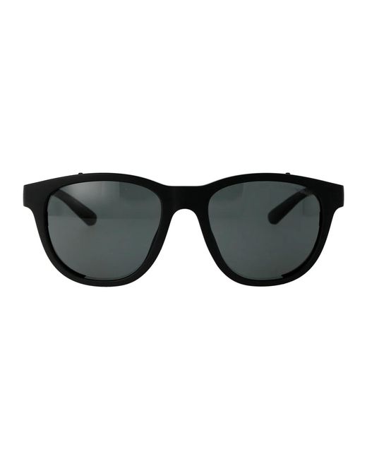 Emporio Armani Black Matte Injected Sunglasses