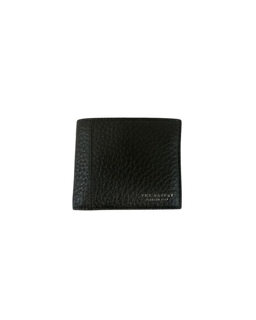 The Bridge Black Leather Wallet