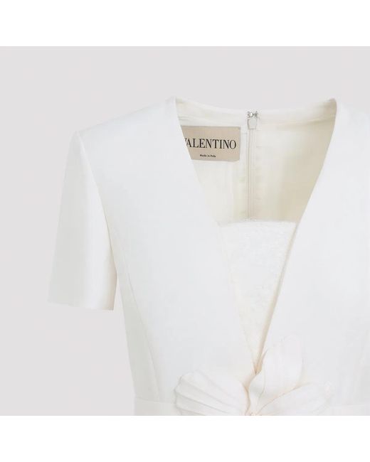 Valentino White Avorio Midi Dress