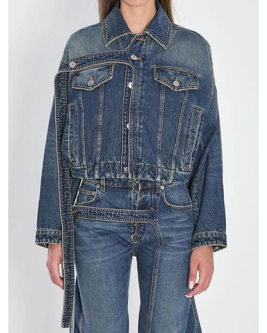 Jean Paul Gaultier Blue Strap Jacket