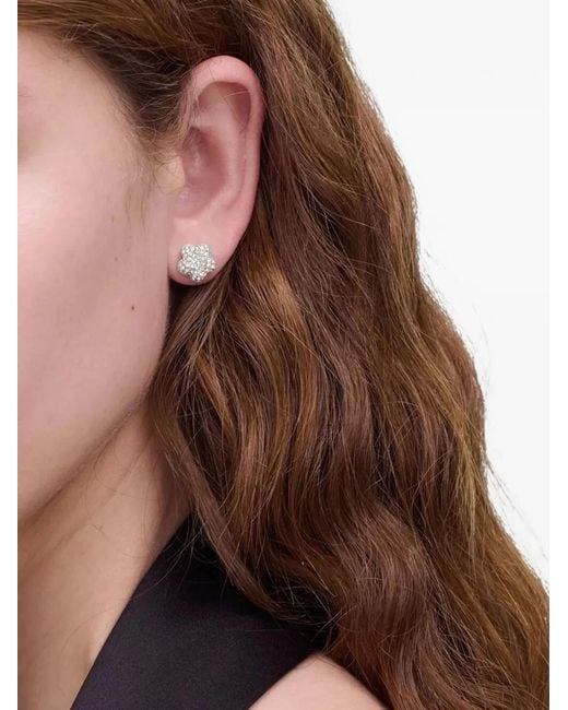 Marc Jacobs White Crystal Brass Jewelry