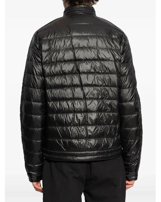 Moncler Black Jacobus Biker Jacket for men