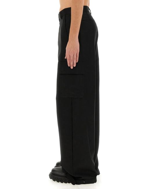 Off-White c/o Virgil Abloh Black Cargo Pants for men