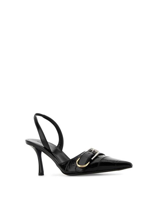 Givenchy Black Leather Voyou Pumps
