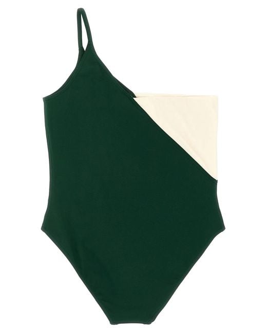 Eres Green 'Tandem' One-Piece Swimsuit