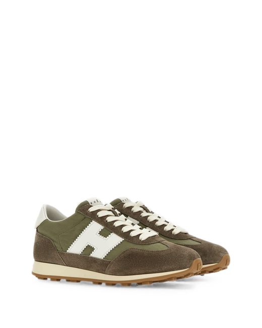 Hogan Green Fitted Sneakers
