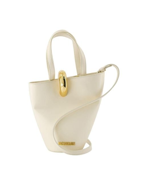Jacquemus Metallic Le Petit Bambola Bucket Bag