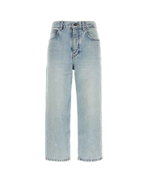 Balenciaga Light-blue Denim Jeans