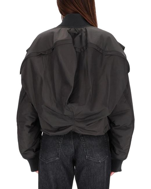 Jean Paul Gaultier Black The Hooded Bomber Jacket
