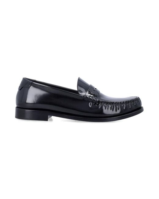 Saint Laurent Blue Le Loafer 15 Mocassin for men