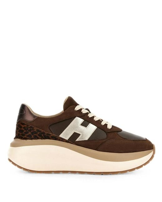 Hogan Brown Maxi I Active Sneakers