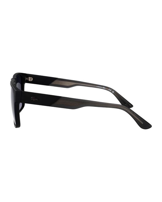 Lacoste Blue Matte Injected Sunglasses for men