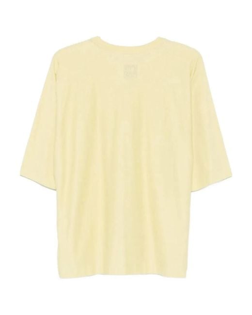 HOMME PLISSÉ Yellow Homme Plisse Homme Plisse Issey Miyake Boxy Short-Sleeve T-Shirt for men