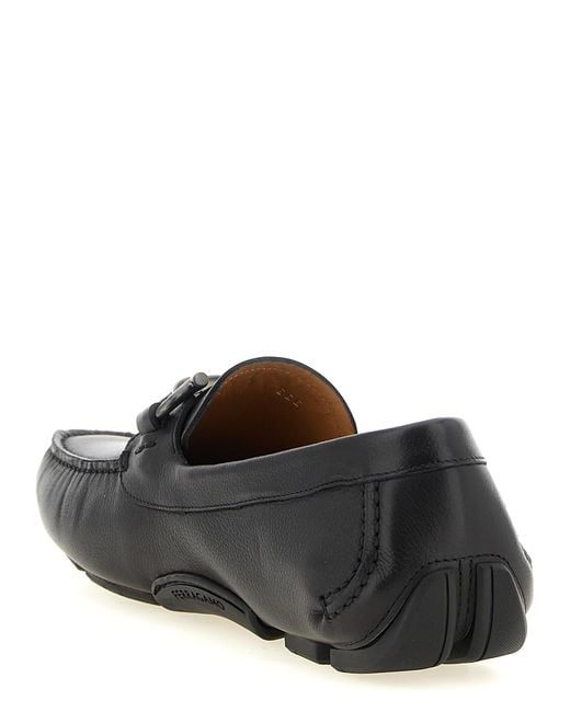 Ferragamo Black 'Parigi New' Loafers for men