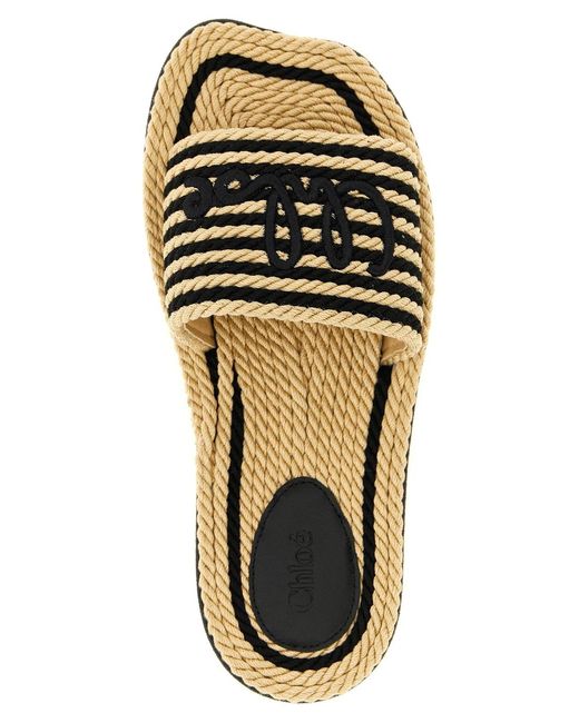Chloé White Sand' Sabots