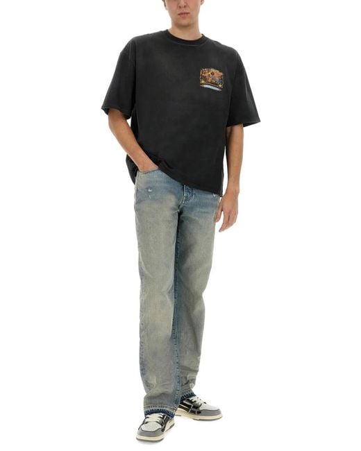 Amiri Black Jazz Hideaway T-Shirt for men