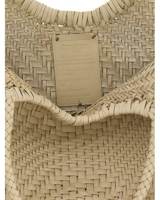 Dragon Diffusion Natural 'Nantucket Optical' Shoulder Bag