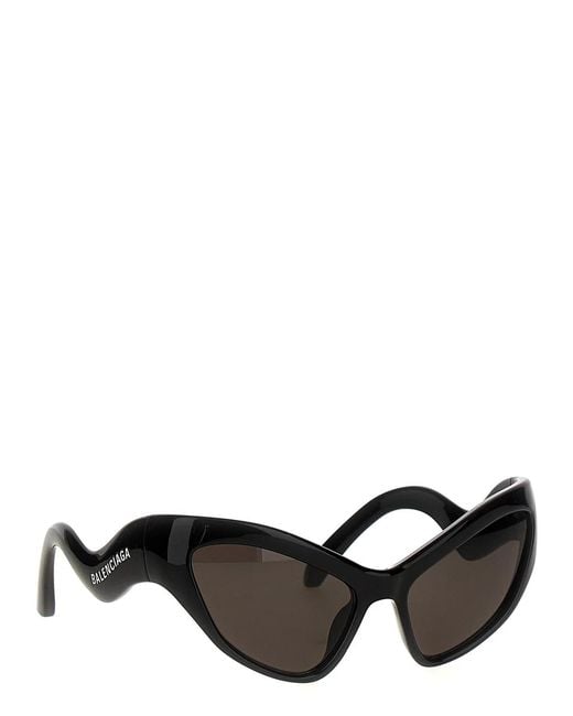 Balenciaga Black 'Hamptons Cat' Sunglasses