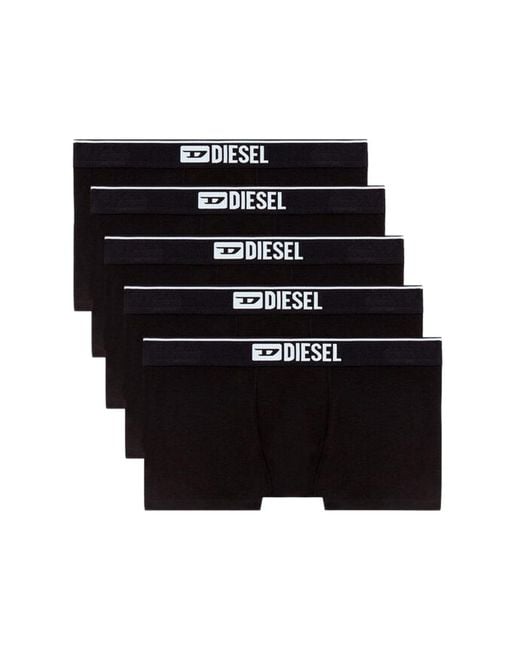 DIESEL Black 5-Pack Boxer for men