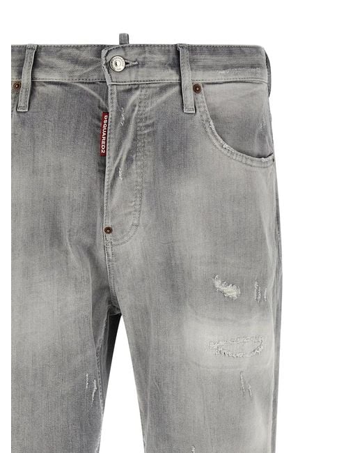 DSquared² Gray '642' Jeans for men