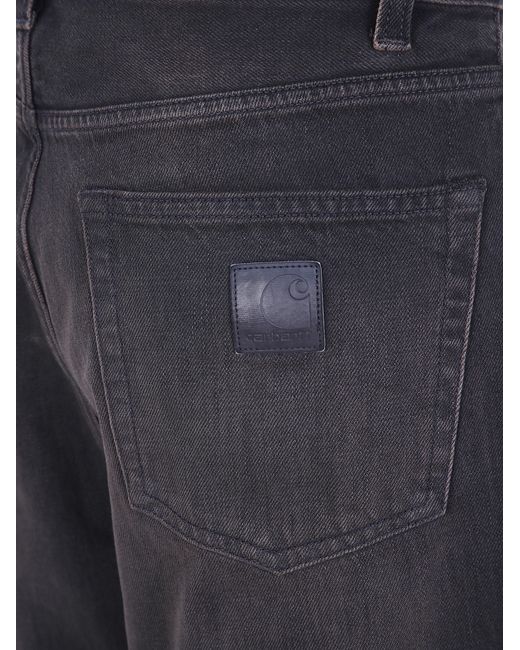 Carhartt Blue "Aaron" Pant 100% Cotton 'Camano' Denim, 12 Oz for men