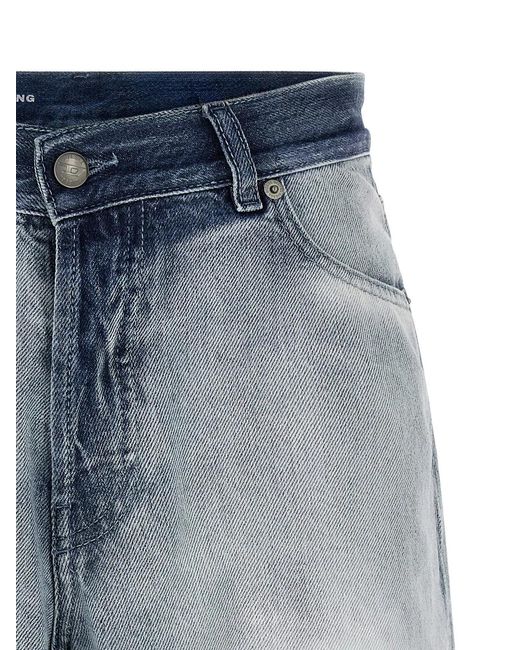 DIESEL Blue 'De-Helios-Fsi' Shorts