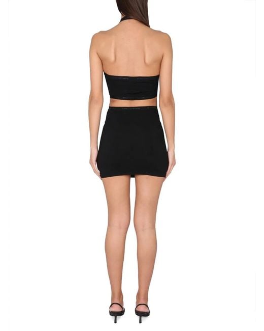 T By Alexander Wang Black Short Dress