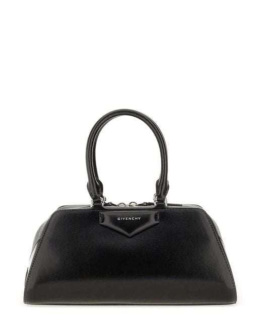 Givenchy Black "Antigona East-West" Bag Small