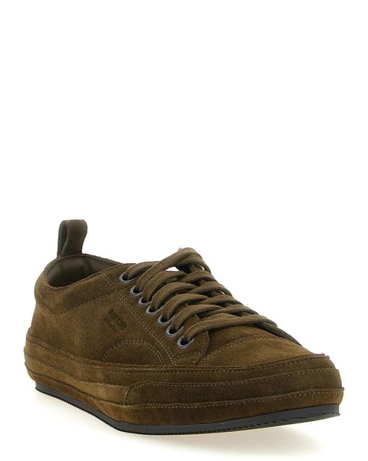 Tom Ford Green 'Archer' Sneakers for men