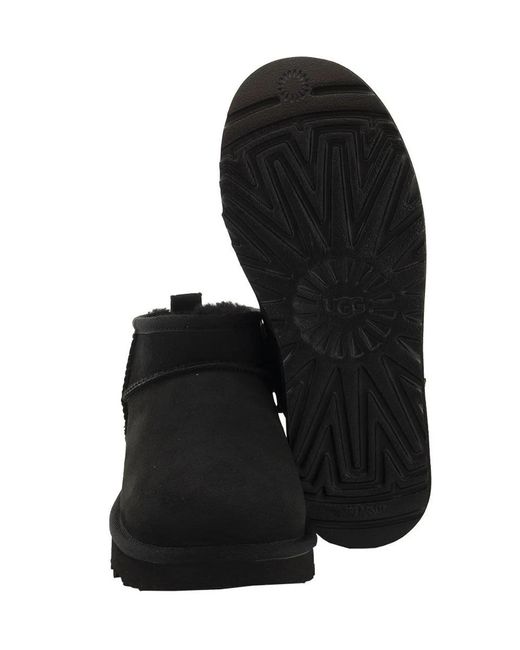 Ugg Black Classic Ultra Mini
