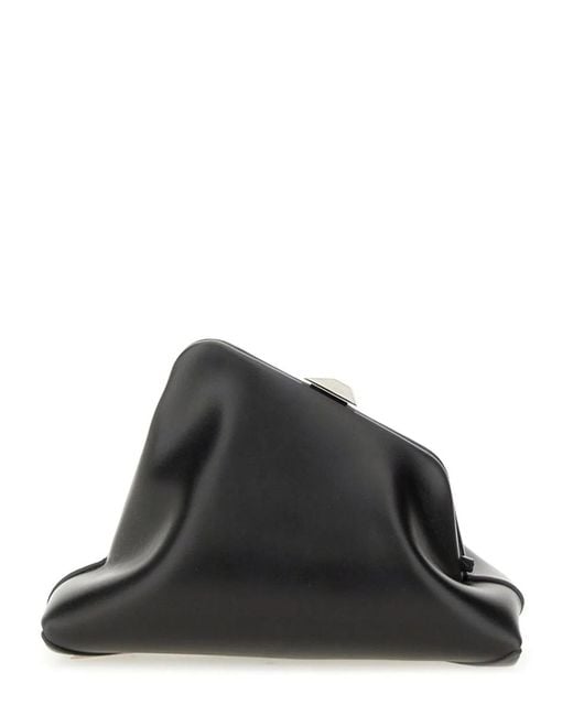 The Attico Black Clutch Day Off Small