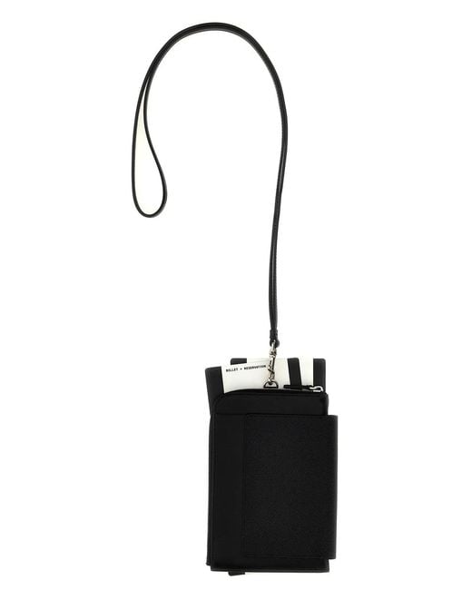 Balenciaga White 'Passport' Cell Phone Case