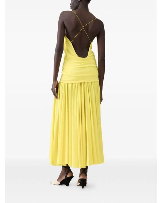 Jacquemus Yellow La Robe Abiha Long Dress
