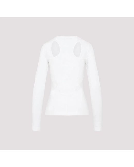 Givenchy White Stretch Nylon Top