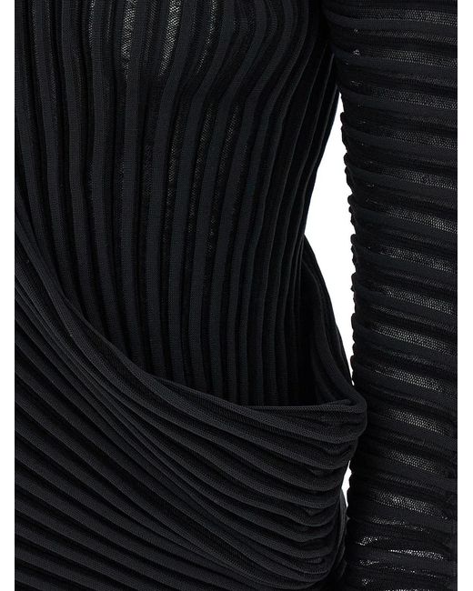 Issey Miyake Black Stream' Top