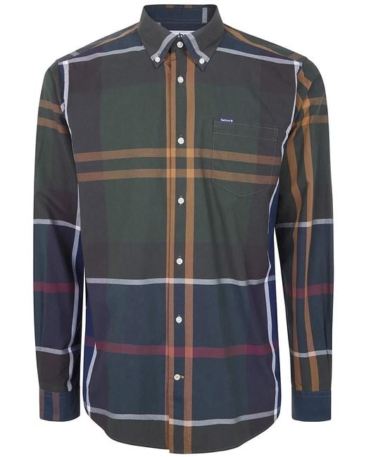 Barbour Gray "Harris" Tailored Shirt for men