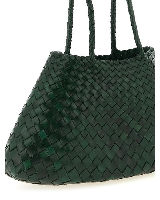 Dragon Diffusion Green 'Santa Croce Big' Shoulder Bag