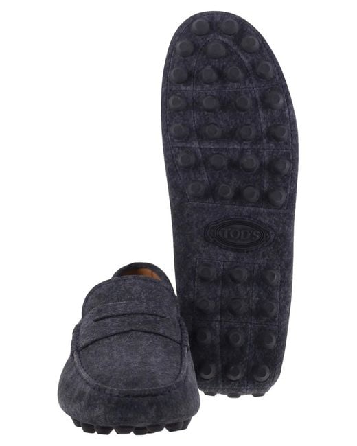 Tod's Blue Gommino Bubble Sole for men