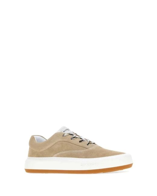 Givenchy White Suede New City Sneakers for men