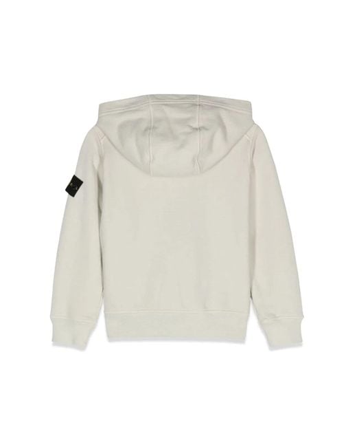 Stone Island White Sweatshirt