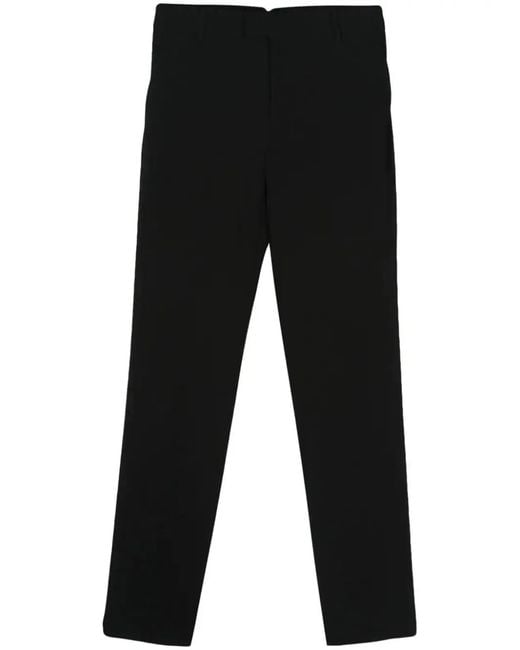 AMI Black Cigarette Trousers