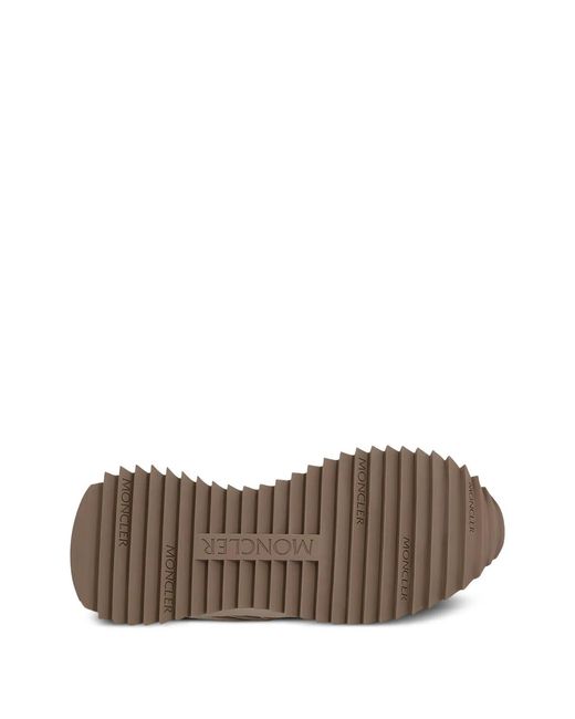 Moncler Pink Pacey 2 Logo-Detail Platform Sneakers