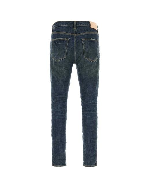 Purple Denim Blue Dark Stone Rinse for men