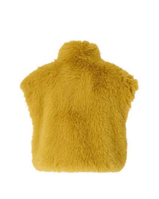 Pinko Yellow Polyester Jacket