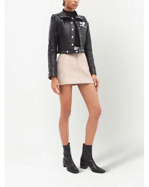 Courreges Black Courregès Cotton Jacket