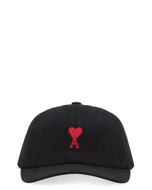 AMI Black Adc Embroidery Hat for men