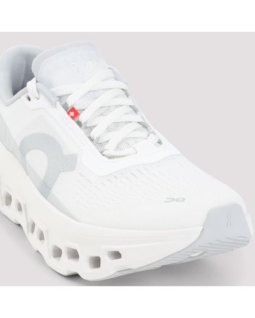 On Shoes White Cloudmster 1 Sneakers Textile Rubber