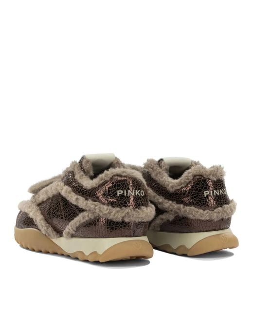 Pinko Brown Sneakers & Slip-On