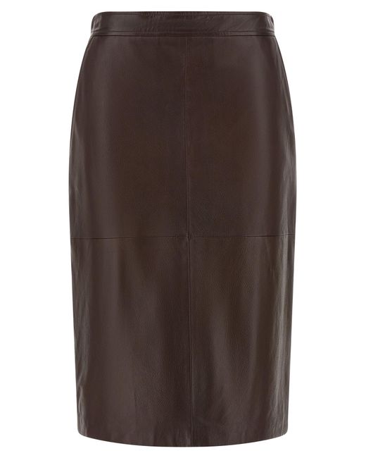 Max Mara Brown 'Msttimore' Skirt